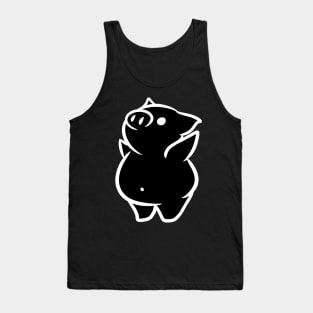 Black Piggy Tank Top